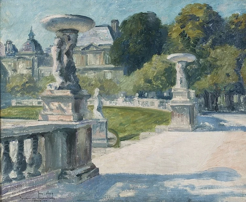 Studio per Il giardino degli studi, Parigi 1910